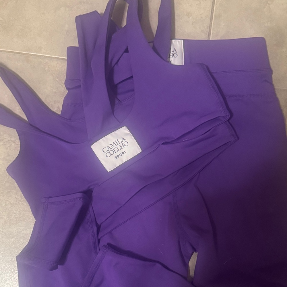 Camila Coelho Purple Jumpsuit